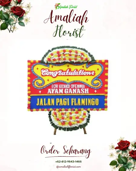 Sewa Papan Bunga Koleang